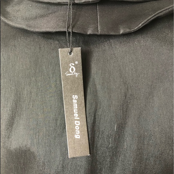 NWT SAMUEL DONG COCKTAIL COAT WATER RESISTANT EVENING LUXURY NEVER WORN - Picture 14 of 17